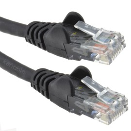 kenable C6 CAT6-CCA UTP RJ45 Ethernet LSZH Networking Cable Black 10m [10 metres]