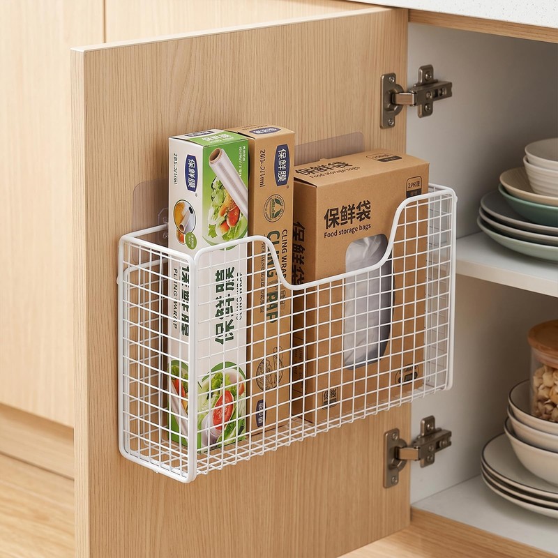2 Pack Aluminum Foil Organizer, Foil and Plastic Wrap Organizer,