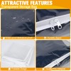 Kikerike Plastic Storage Bags with Easy-Glide Zipper, Pack of 6,