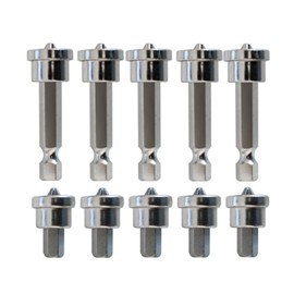 SagaSave 10 PCS Magnetic Positioning Screwdriver Bits Set Drywall Screw Depth Setter PH2 Hex Shank Bit Compatible with Impact Drills, Electric and Cordless Drills