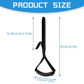 Lotsdonxia Portable Car Mobility Aid Handle - Adjustable Vehicle Support for Elderly and Disabled, 250lbs Capacity, Universal Fit for All Cars (Black)