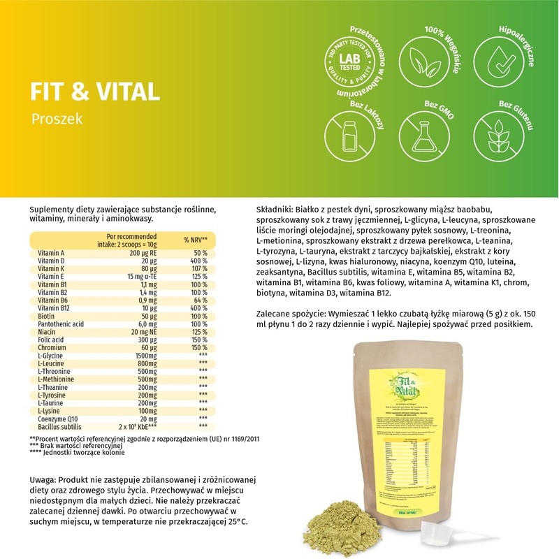 Fit & Vital 900 g for more energy in everyday