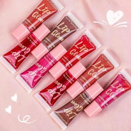 AZEN 30 Pack Lip Gloss Pink Set, Lip Oil for Dry Cracked Lips Moisturizing Hydrating Nourishing with Vitamin E