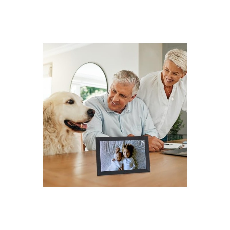 TFA Dostmann Digital WLAN Photo Frame 10 Inches, 37,1000, with