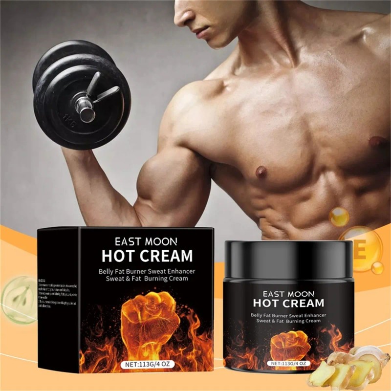 Crema Caliente Quema Grasa Abdomen Gel Reductor Muslos