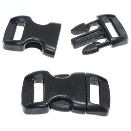 West Coast Paracord Side Release Contoured 3/8 Inch Buckles (Tan, 5 Pack)