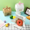 KitBeads 20Pcs 2 Colors House Gift Boxes Cardboard Treat Present