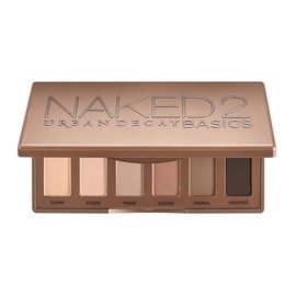 Urban Decay Naked 2 Basics – Paleta de Sombras Mate, 6 Tonos Neutros de Acabado Mate, Alta PIgmentación, Ultracombinables y Larga Duración, Formato Mini