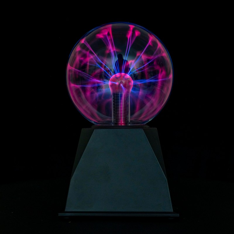 Funtime Gifts Science Museum 5-Inch Sound Reactive Plasma Ball -