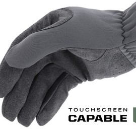 Mechanix Wear - FastFit Wolf Grey Touch Screen Gloves (Small, Grey)
