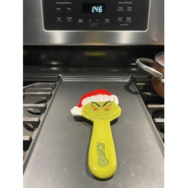 Dr Seuss How The Grinch Stole Christmas Ceramic Spoon Rest Santa Hat Green