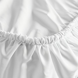 Sweet Sheets® Fitted Bed Sheet - Ultra Soft | 1800 Thread Count Feel | Wrinkle & Fade Resistant | Deep Pockets | Eco-Friendly | Multiple Colors & Sizes (White, Full)