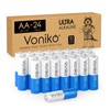 Voniko - Premium Grade AA Batteries - (24 Pack) -