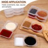 saerryor 20Pcs Reusable Snack Pack Containers,Reusable Snack Pots with Lids,Double