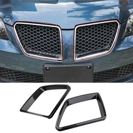 Car Front Bumper Grille Cover Trim Compatible with Pontiac G8 08-09/Holden Commodore 06-12 ABS Front Grille Accent Trim Cover Front Grille Bumper Grill Inserts protective Accessories (Carbon fiber)