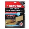 DEKTON DT80776 10PC Multi-Surface Sanding Sheets 280 mm x 230