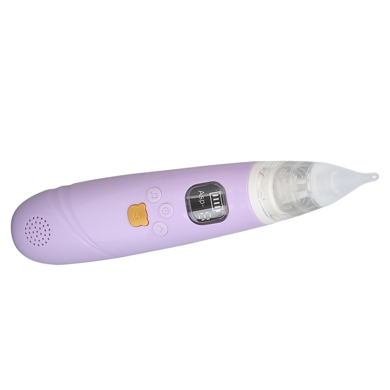 Electronic Infant Nose Aspirator Adjustable Suction Level Music Light Soothe