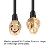 traderplus 3-Pack 10FT RP-SMA Male to Female Extension Cable WiFi