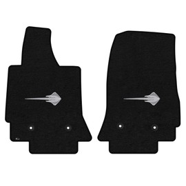 Lloyd Mats Custom-Fit Carpeted Floor Mats Premium Luxury Car Floor Liners for C7 Corvette 2014-2019 (Charcoal, 2PC - Stingray (2014-2019))