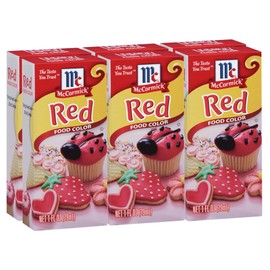 McCormick Red Food Color, 1 fl oz (Pack of 6)