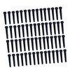 Vaguelly 100pcs Guitar Bridge Black String Pegs for Acoustic Guitar