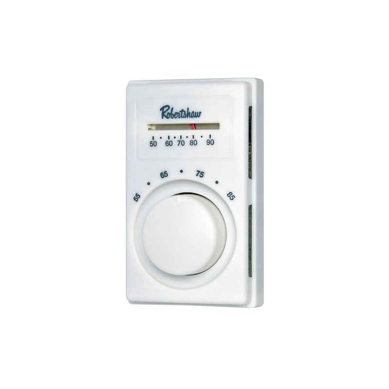 Line Voltage Thermostat, Heat Only, White
