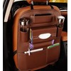 OrganiMax Car Seat Organizer Back – Multi-Pocket PU Leather Storage,