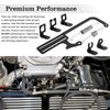 304147 EZ EFI Car Cable Mount Kit, Black Steel Adjustable