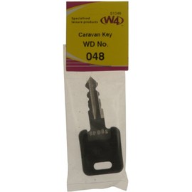 W4 WD Replacement Caravan Key No048 - Black