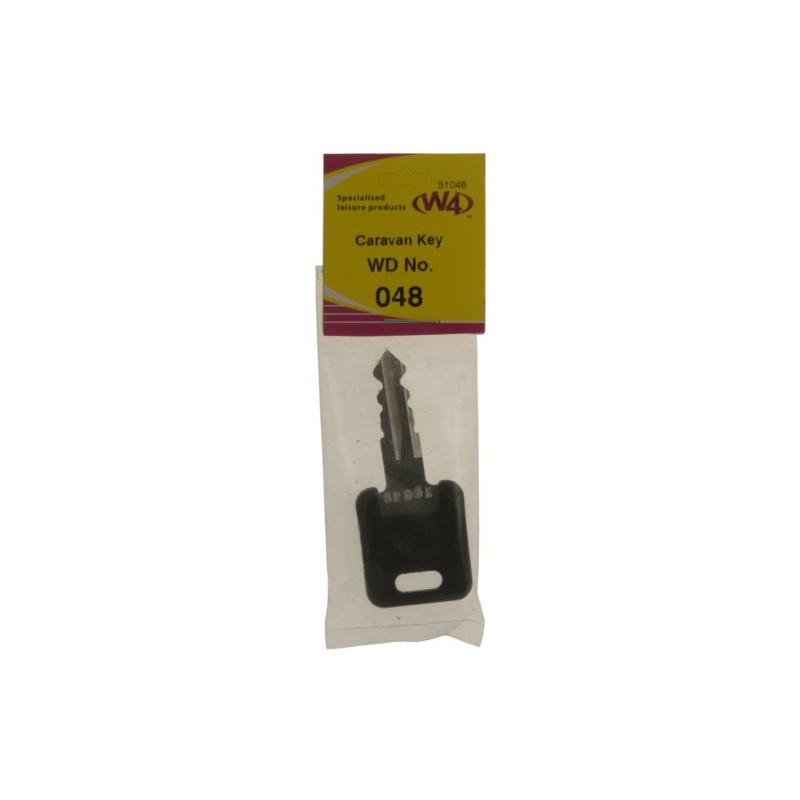 W4 WD Replacement Caravan Key No048 - Black