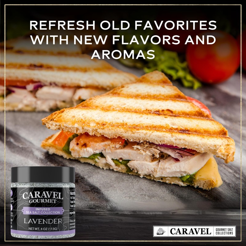 Lavender Sea Salt - 4 oz Jar