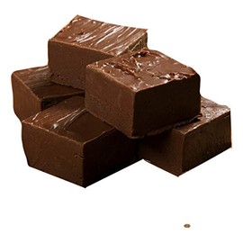Betsy's Fancy Fudge MILK CHOCOLATE FUDGE, 1 LB in 4 Wrapped Squares, Gluten Free, Fresh Gourmet Candy, Makes Great Gift!