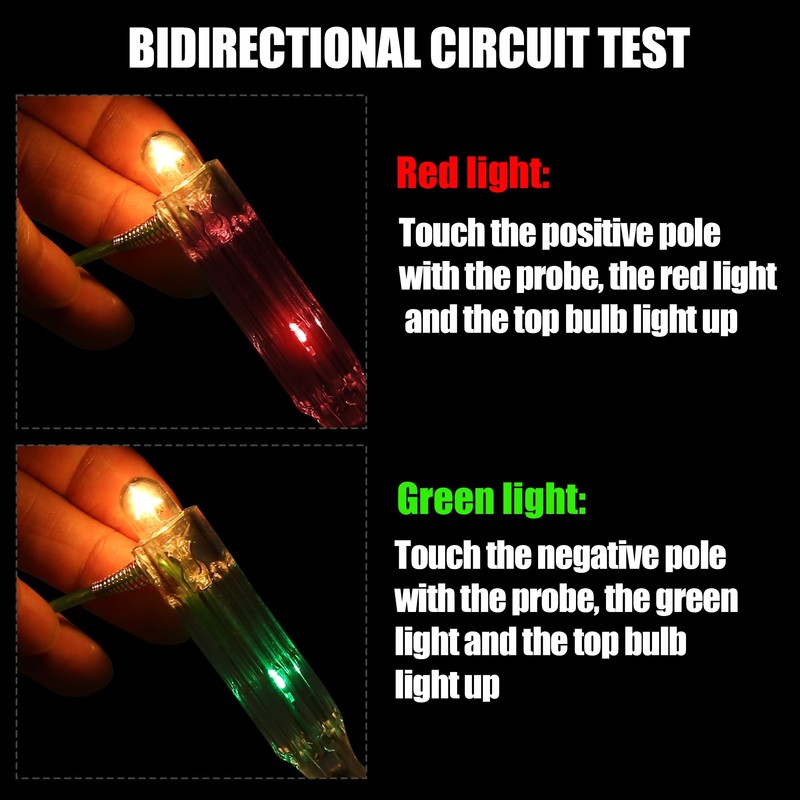 X AUTOHAUX Automotive Circuit Tester Car Electric Voltage Tester Light