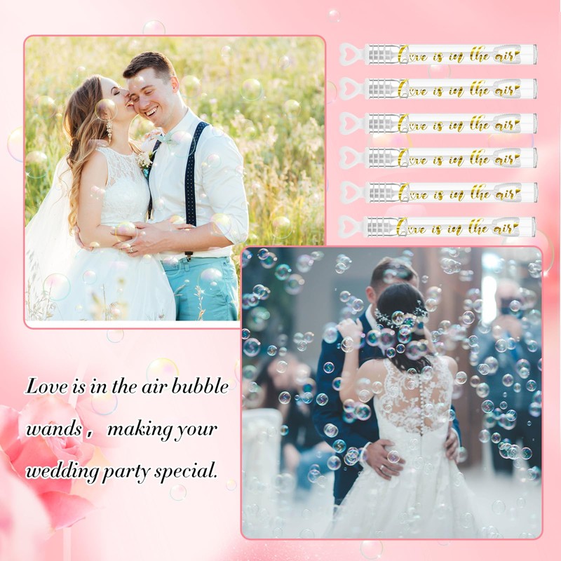 Hollowfly 120 Pcs Wedding Bubble Mini Bubble for Wedding Bubble