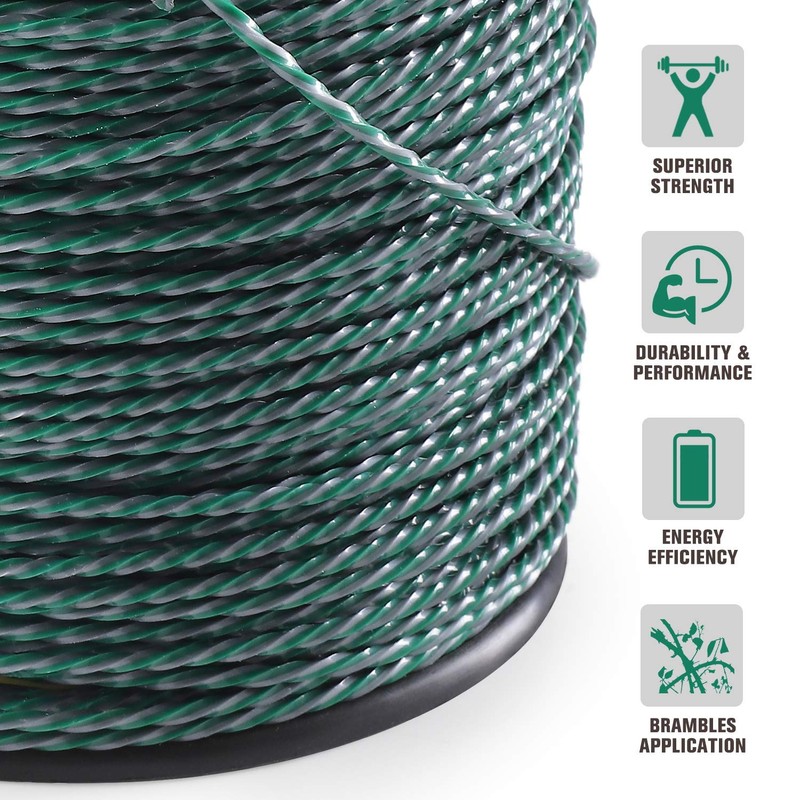 A ANLEOLIFE 3-Pound Heavy Duty Twisted .095-inch-by-1181-ft Dual Core String