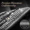 JDDRY Bling Rhinestone Seat Belt Cover, Two-Tone Diamond Sparkle Shoulder