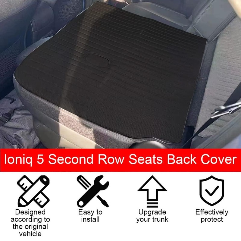 BestEvMod for Ioniq5 Cargo Liner Second Row Seats Back Cover