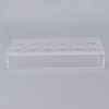Clear Acrylic Vase Rectangular Elegant Centerpiece Flower Vase for Home