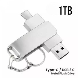 USB Flash Drive 1TB, 2TB, 16TB, 64TB Storage USB 3.0 Interface for Laptop-Tab-C Mobile - Size: 1TB