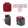 Wellmax 12V LED Trailer Lights Kit, Submersible and Waterproof, Attachable