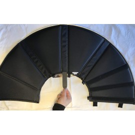 All Four Paws Comfy Cone Pet Cone for Dogs, Cats, X-Large, Black - Comfortable Soft Dog Cone Collar Alternative for After Surgery, Wound Care, Spay, Neuter - Dog and Cat Recovery Collar