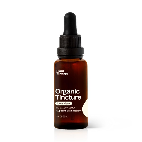 Plant Therapy Organic Lion's Mane Tincture 30 mL (1 oz)