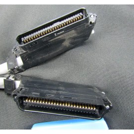 Unbranded CABLE CONNECTOR 25PR 24AWG MALE TO MALE AMPHENOL 3' A25D3FTDE--101