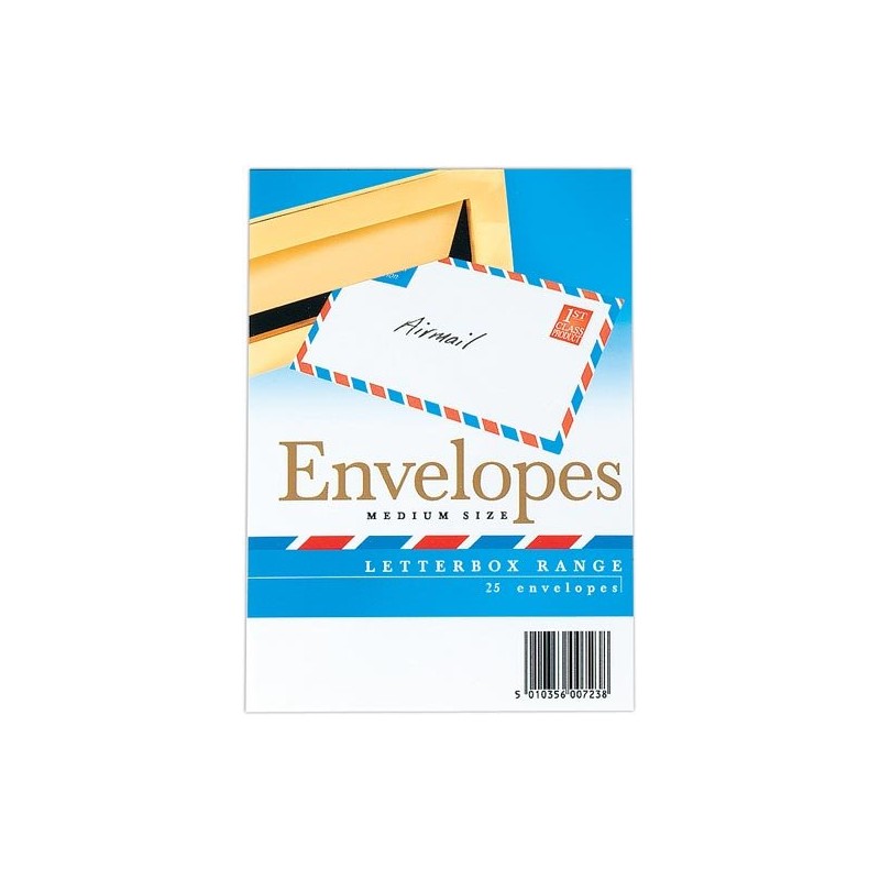 Letterbox Range Airmail Writing Set Includes Writing Pads & Envelopes