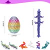 6pack 3D Printed Easter Dragon Eggs, Easter Basket Stuffers, Mini