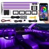 Acrylic Interior Car LED Strip Light with Wireless APP, RGB