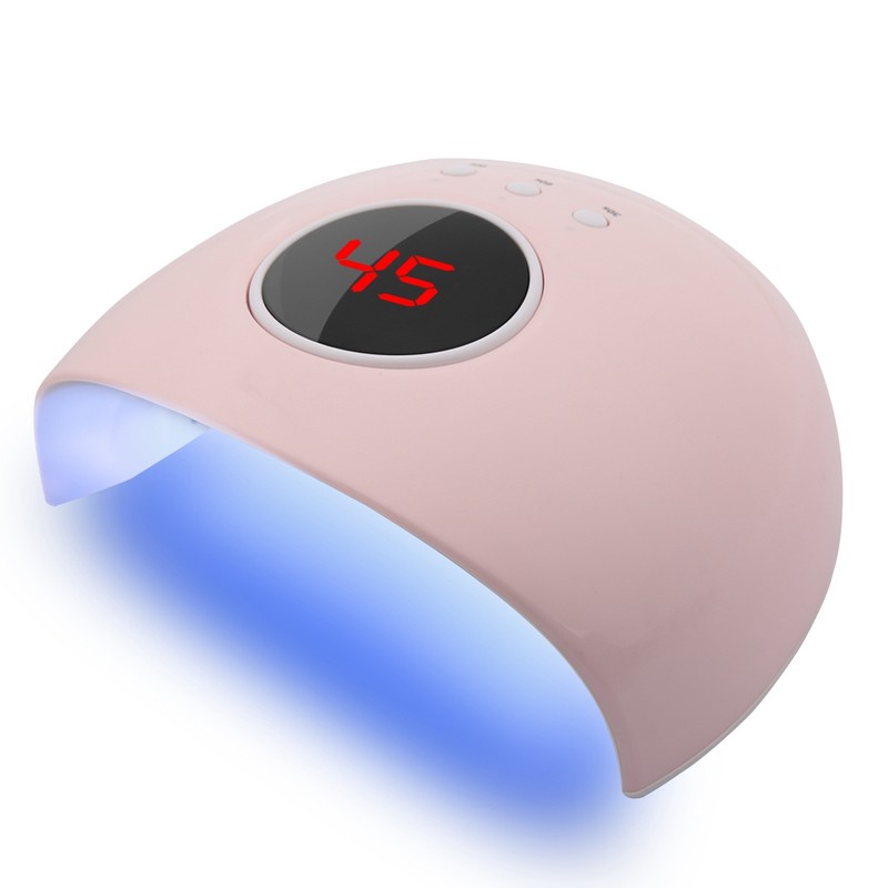 24W LCD Display UV Nail Dryer Dual Light Sources Gel