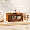 BAMBANG Bread Box for Kitchen Countertop, Bamboo Bread Box for