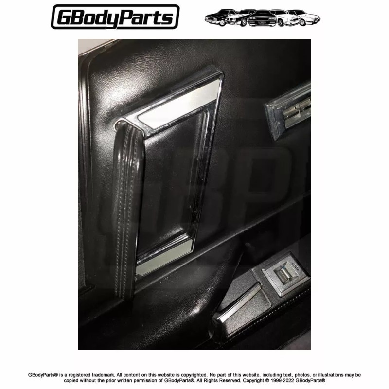 Gbodyparts 442 Cutlass Silver Door Panel Pull Strap Handle Cover