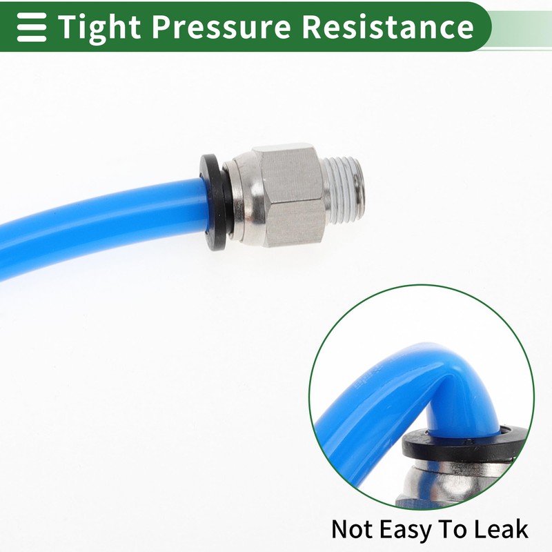 HOPESPANNER Push to Connect Air Fittings 5/16" Male Thread Air